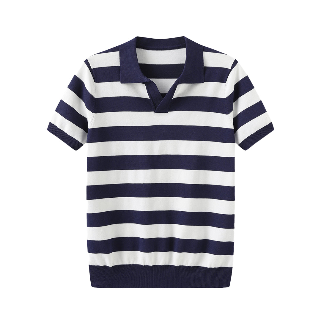 Gregory | Striped Polo.