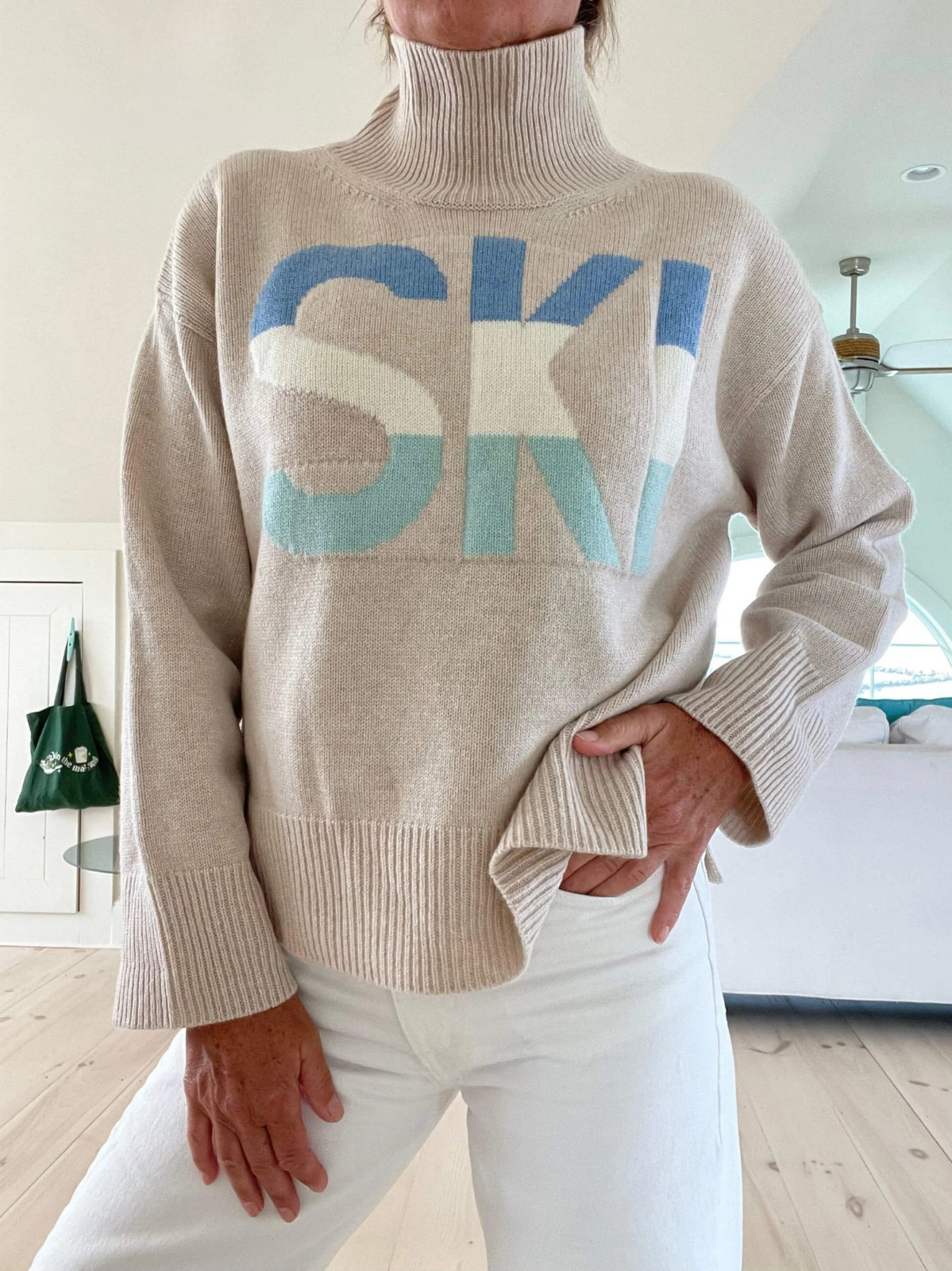 Emily | Cashmere Turtleneck Ski Sweater