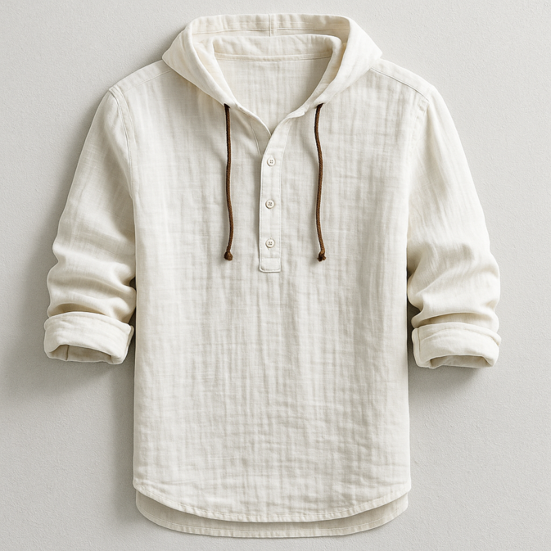 Harrison | Elegant Long Sleeve Hoodie Shirt
