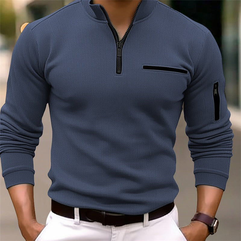 Perry | Long Sleeve Shirt with Zipper