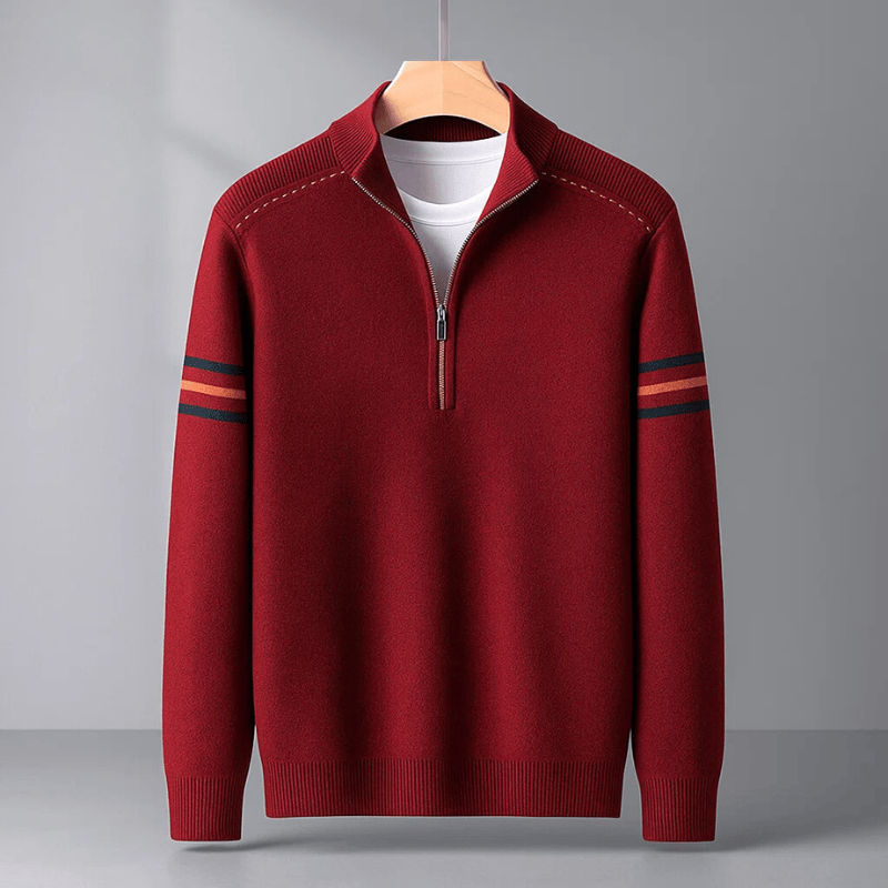 Everett | Modern Half-Zip Sweater Ease