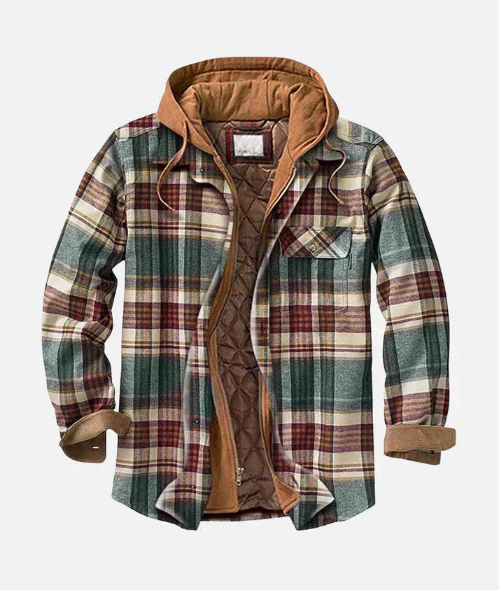 Jack | Patchwork Vest with Plaid Print