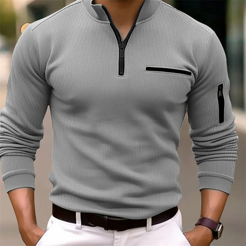 Perry | Long Sleeve Shirt with Zipper