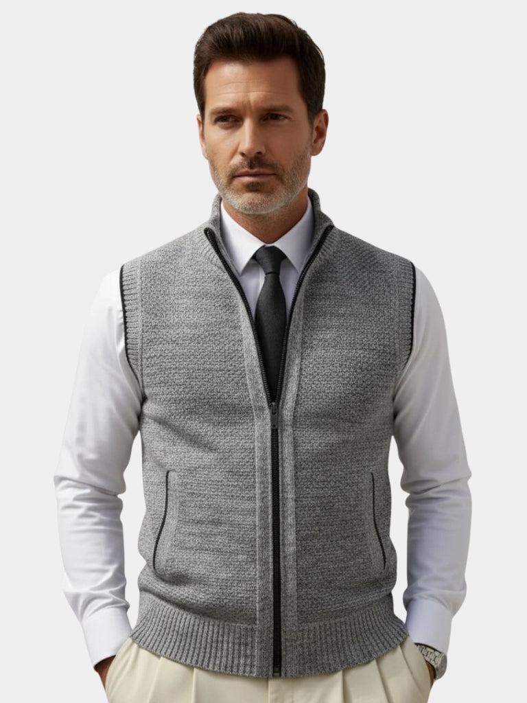 Barrett | Elegant Gilet with Full Zip