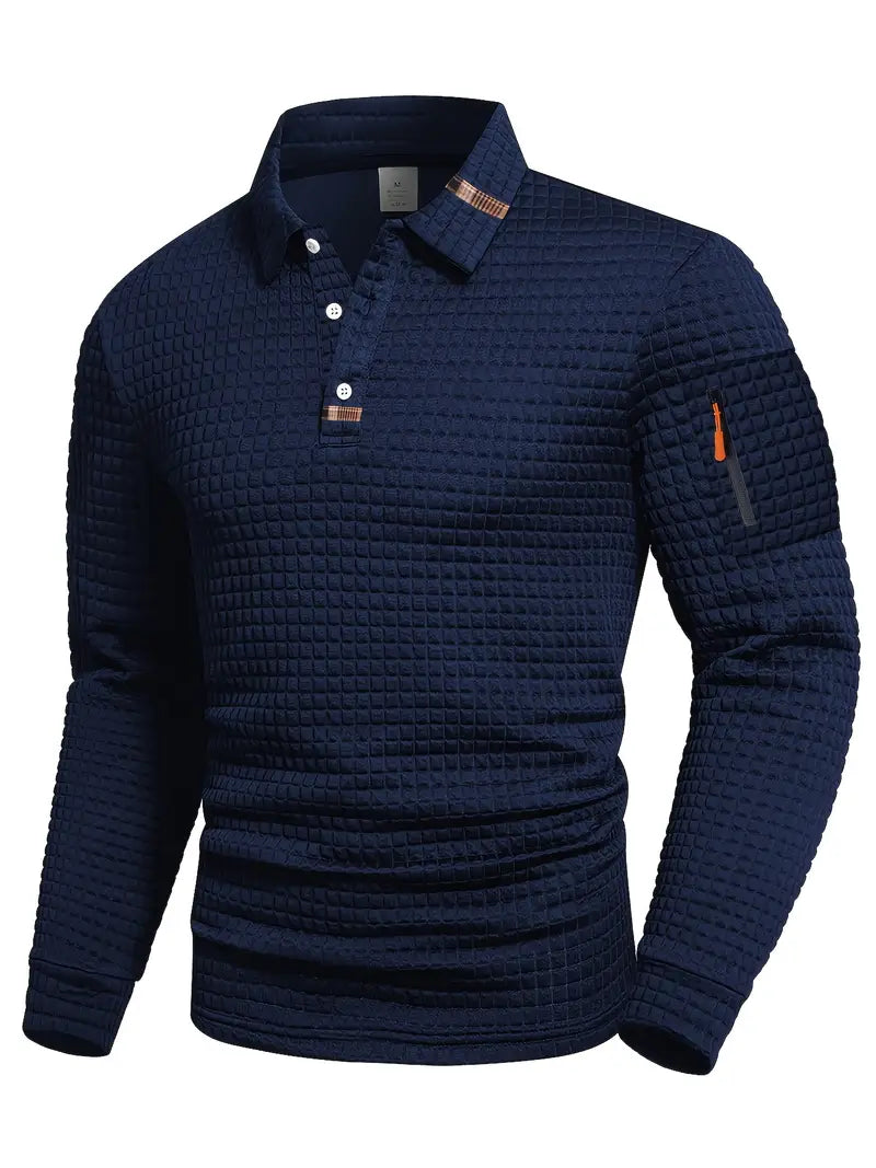 Myles | Structured Polo Shirt with Sleeve Pocket