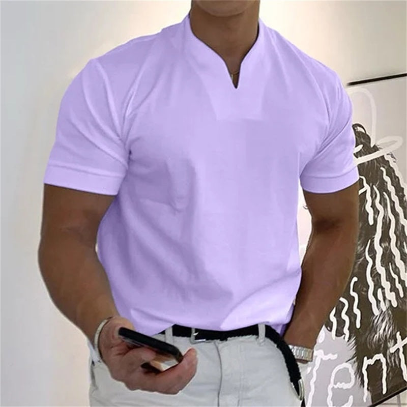 Lucas | Short Sleeve T-Shirt with V-Neck