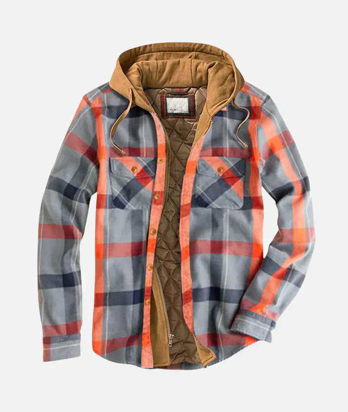 Jack | Patchwork Vest with Plaid Print
