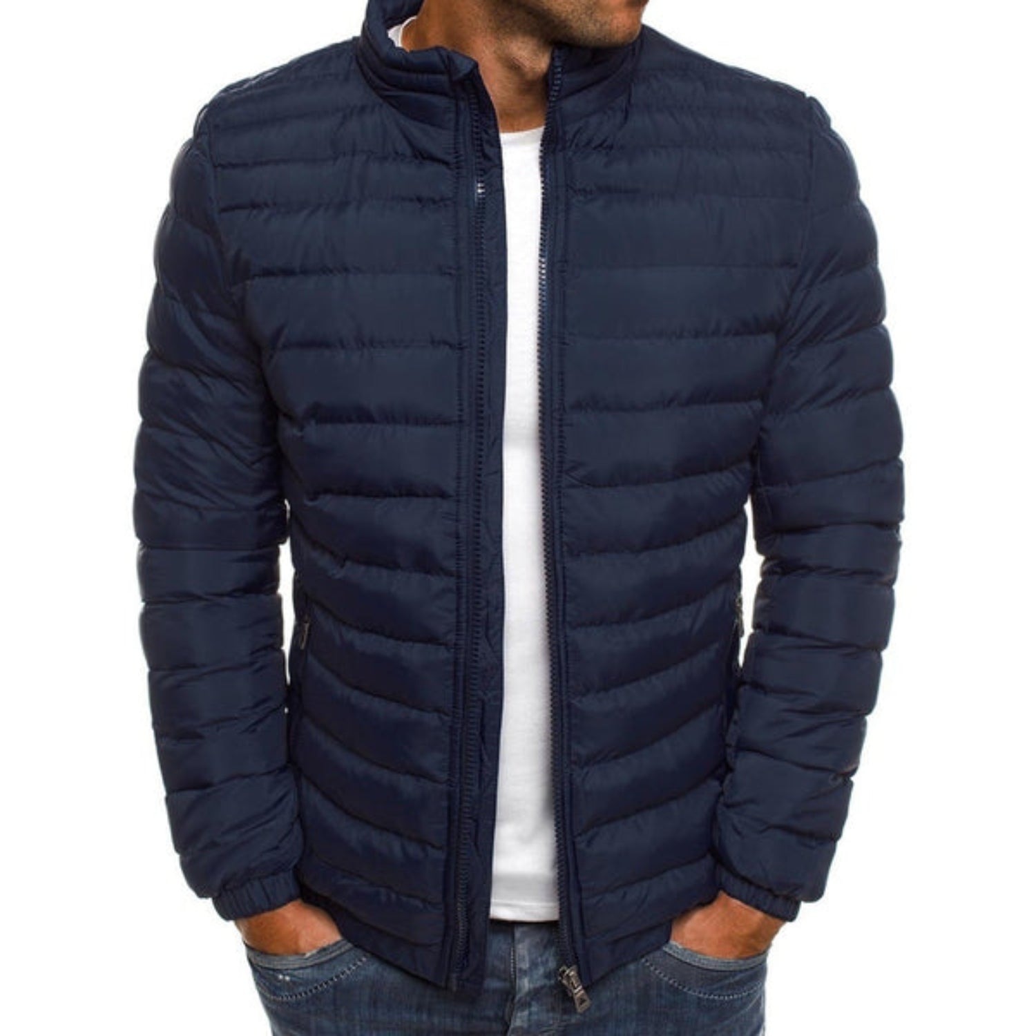 Alexander | Elegant Quilted Jacket with Zipper