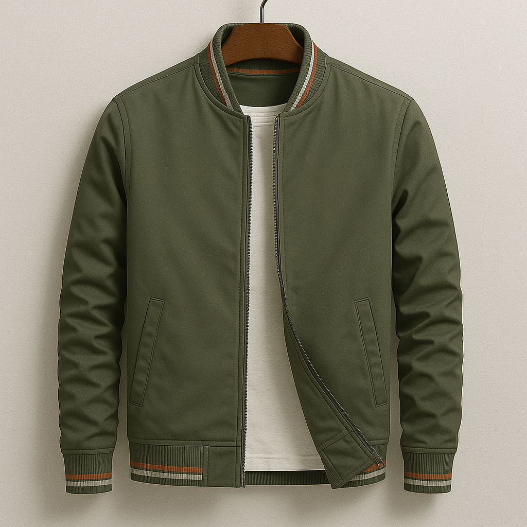 Noah | Minimalist Bomber Jacket