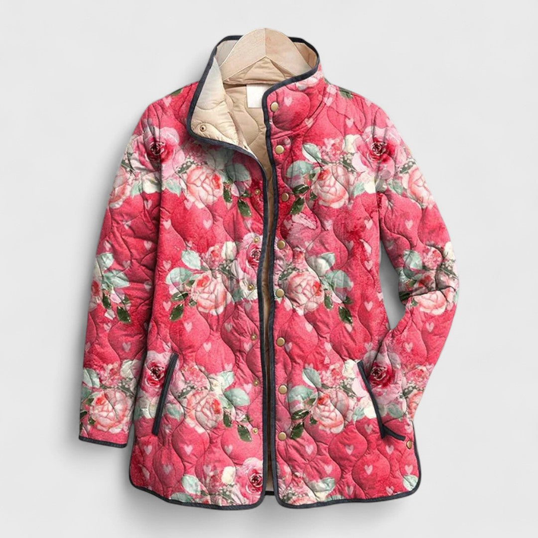Lily | Jacket with Vintage Floral Pattern