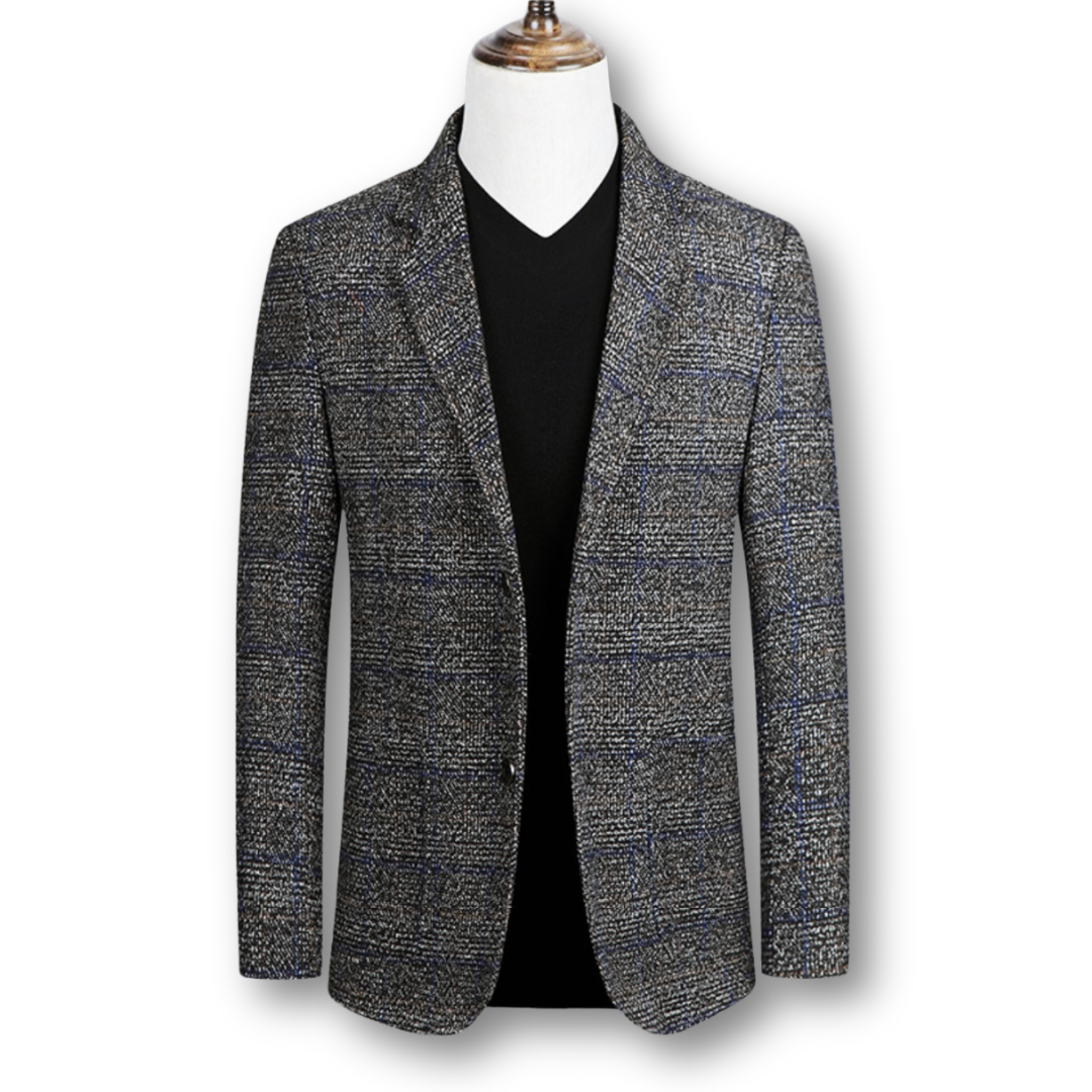 Marshall | Elegant Blazer in Tartan Fabric