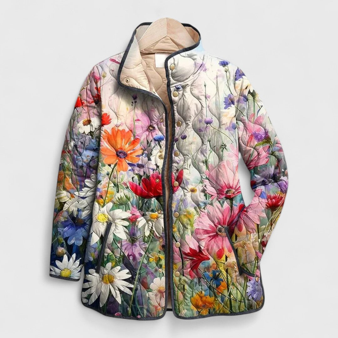 Lily | Jacket with Vintage Floral Pattern