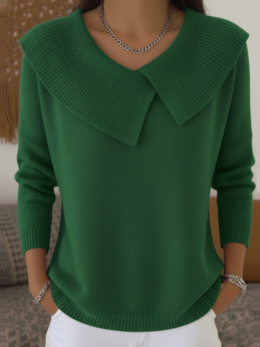 Ella| Warm Sweater with Soft Collar