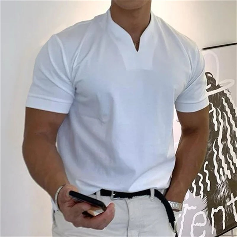 Lucas | Short Sleeve T-Shirt with V-Neck