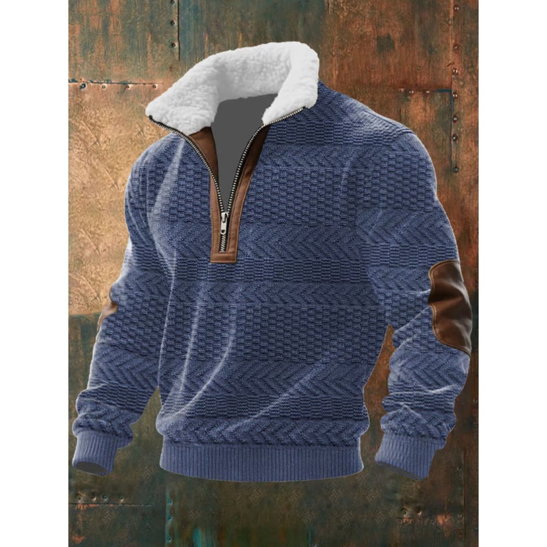 Anton | HIGH NECK FLEECE SWEATER
