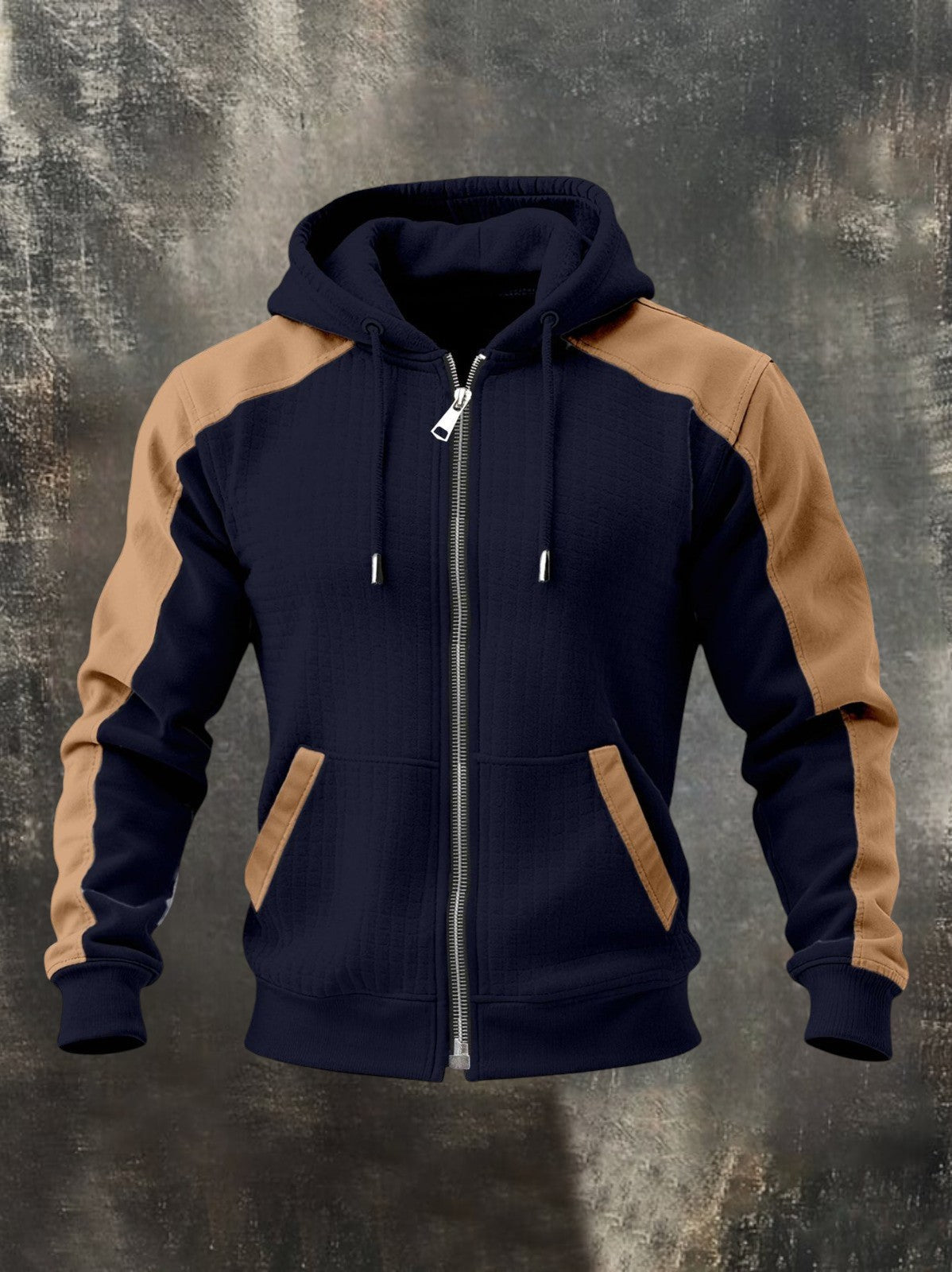 Victor | Bicolor Zip Hoodie