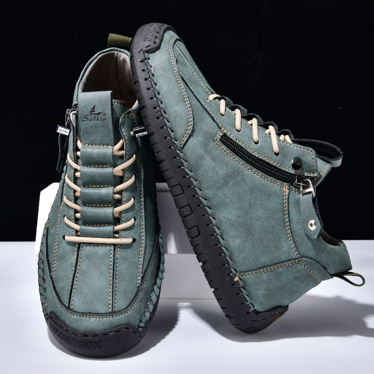 Barrett | Nubuck Shoes with Zipper for Men