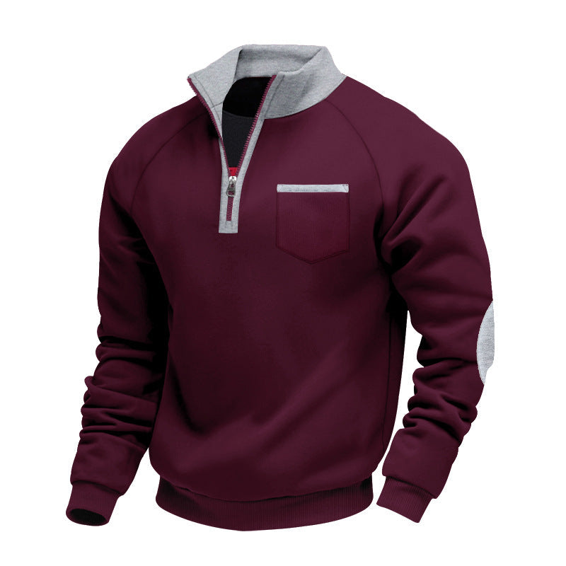 David | Fleece Pullover with Quarter Zip