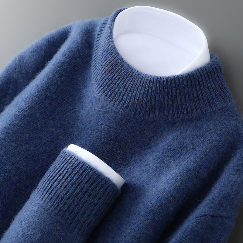 Chester | Elegant Cashmere Sweater (Dark Blue)