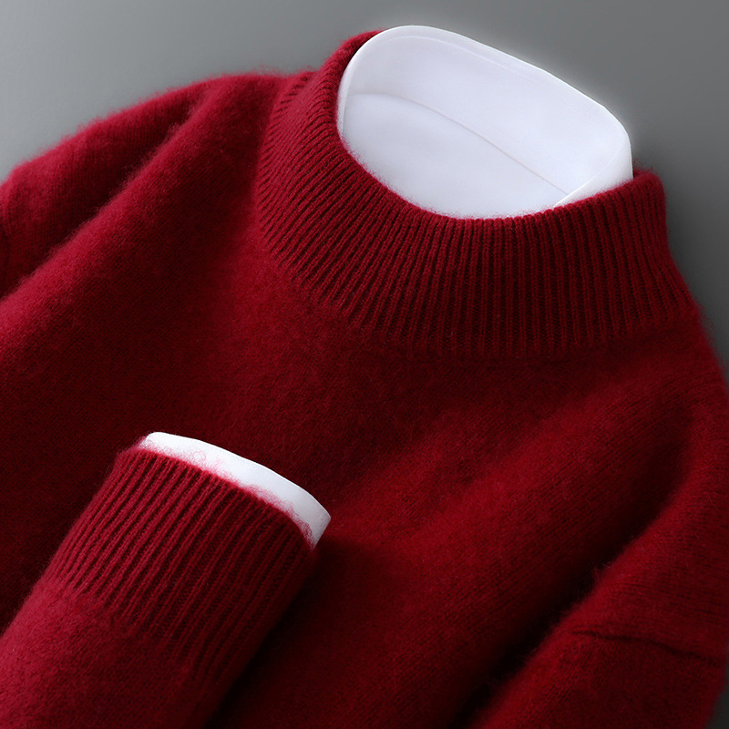 Chester | Elegant Cashmere Sweater (Red)