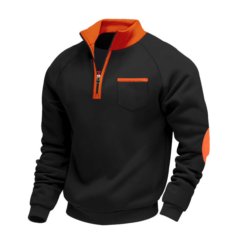 David | Fleece Pullover with Quarter Zip
