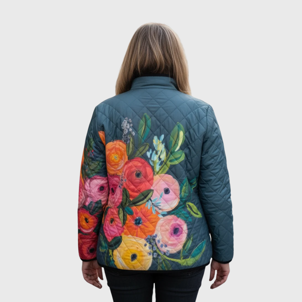 Lily | Jacket with Vintage Floral Pattern