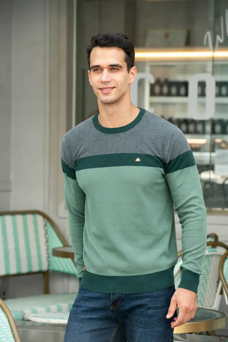 Neil | Men's Round Neck Sweater