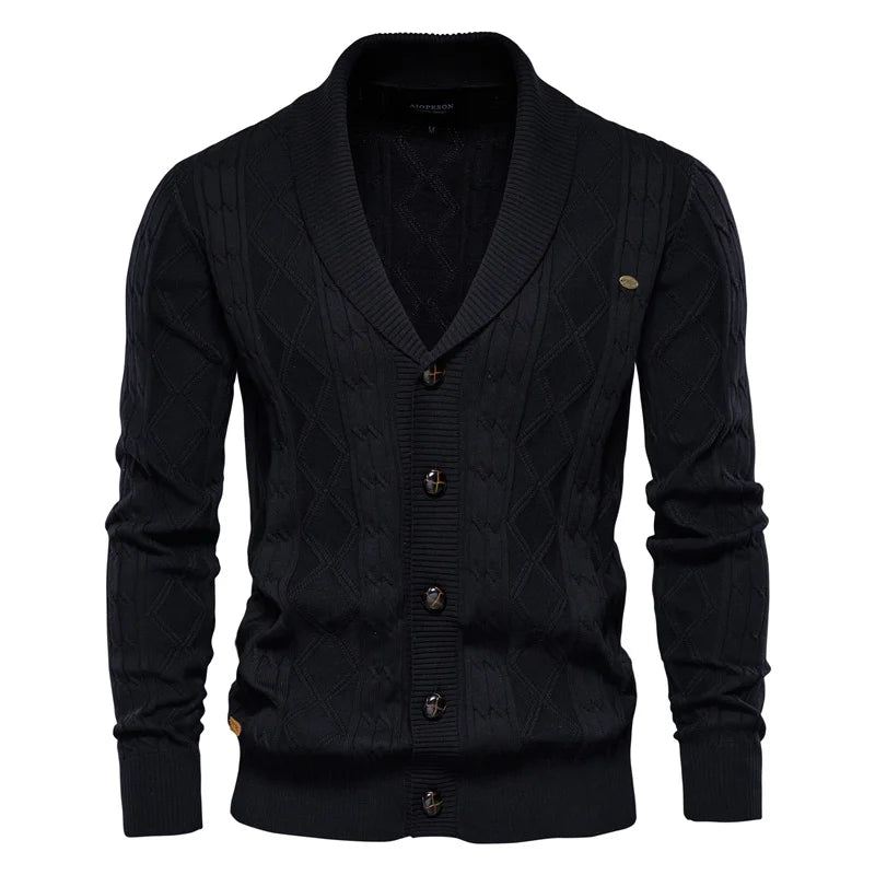 Damon | Men's Cardigan with Buttons