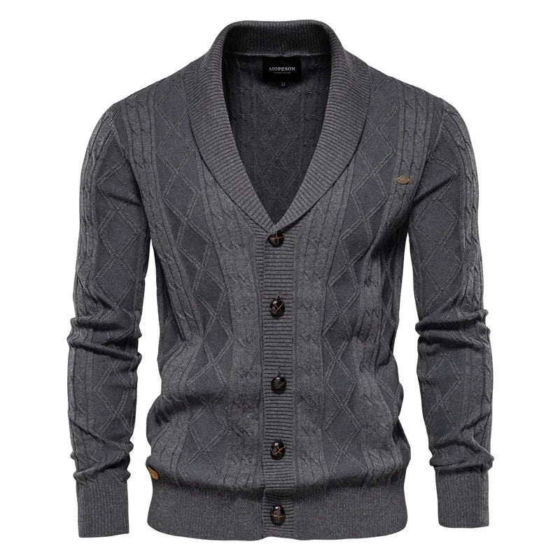Damon | Men's Cardigan with Buttons