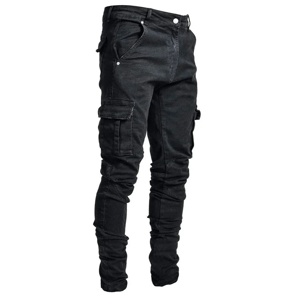 Dahlia | Cargo Street Elastic Jeans