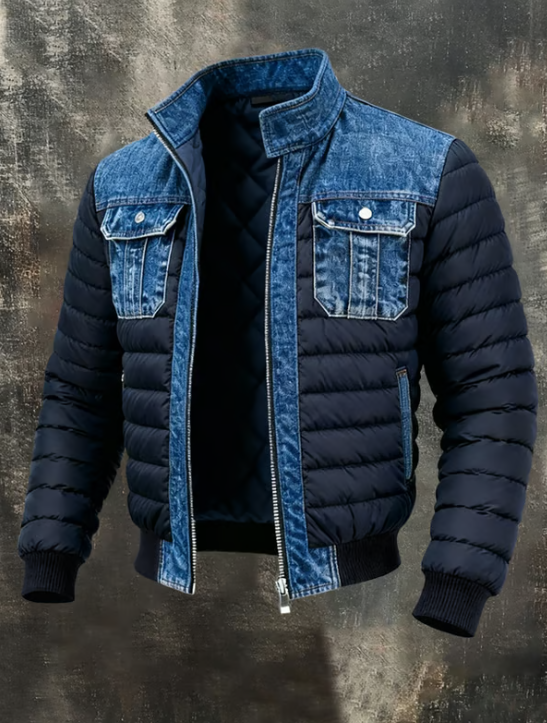 Andre | HYBRID QUILTED DENIM JACKET