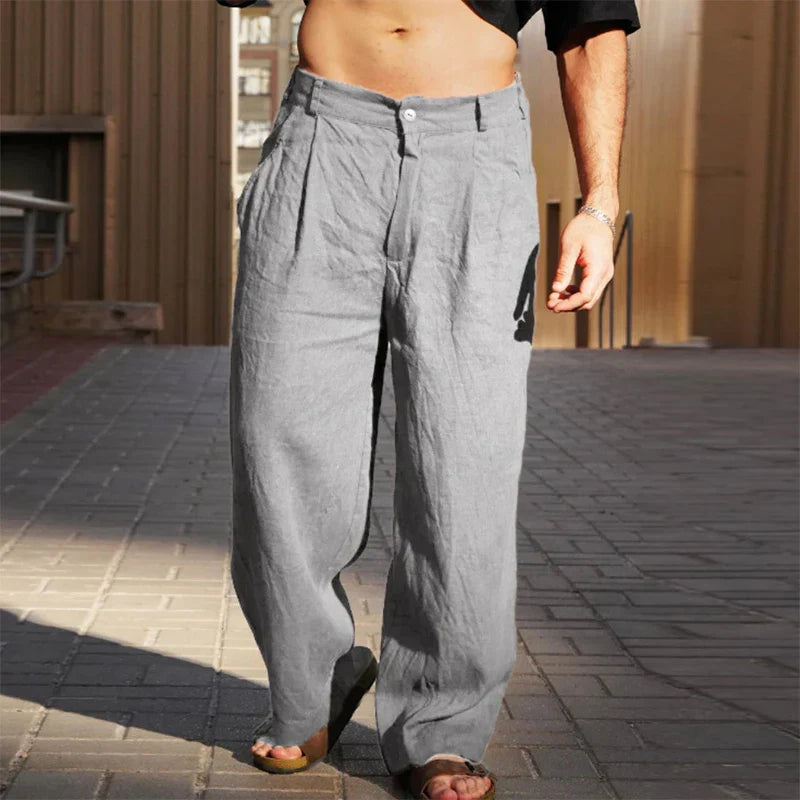 Steven | Wide Linen Pants