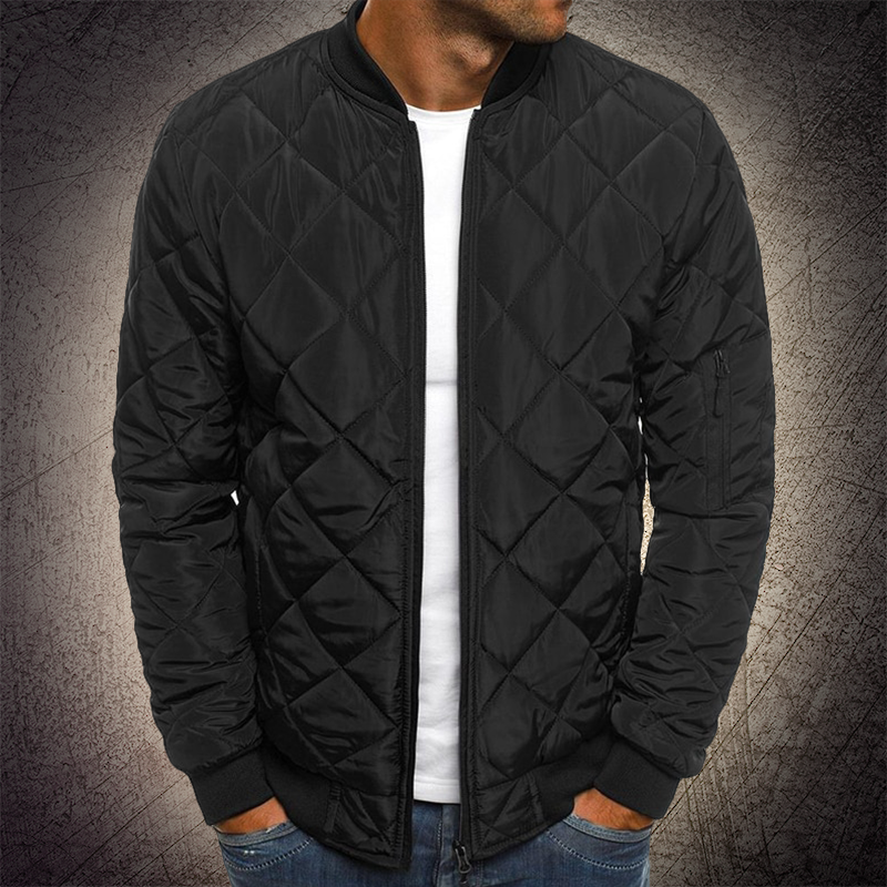 Timothy | Quilted Zip-Up Bomber Jacket