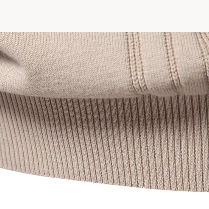 Solomon | Cotton Men's Sweater with Stripe Design