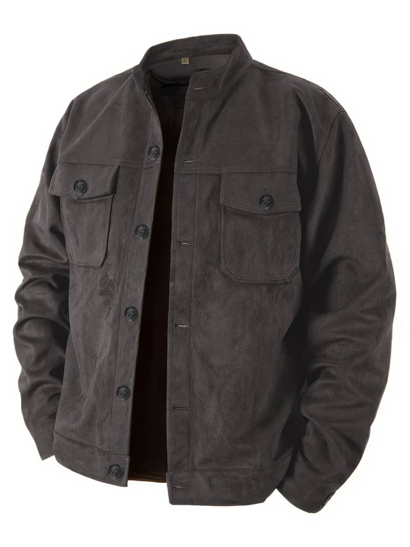 Crew | Casual Long Sleeve Coat with Pocket