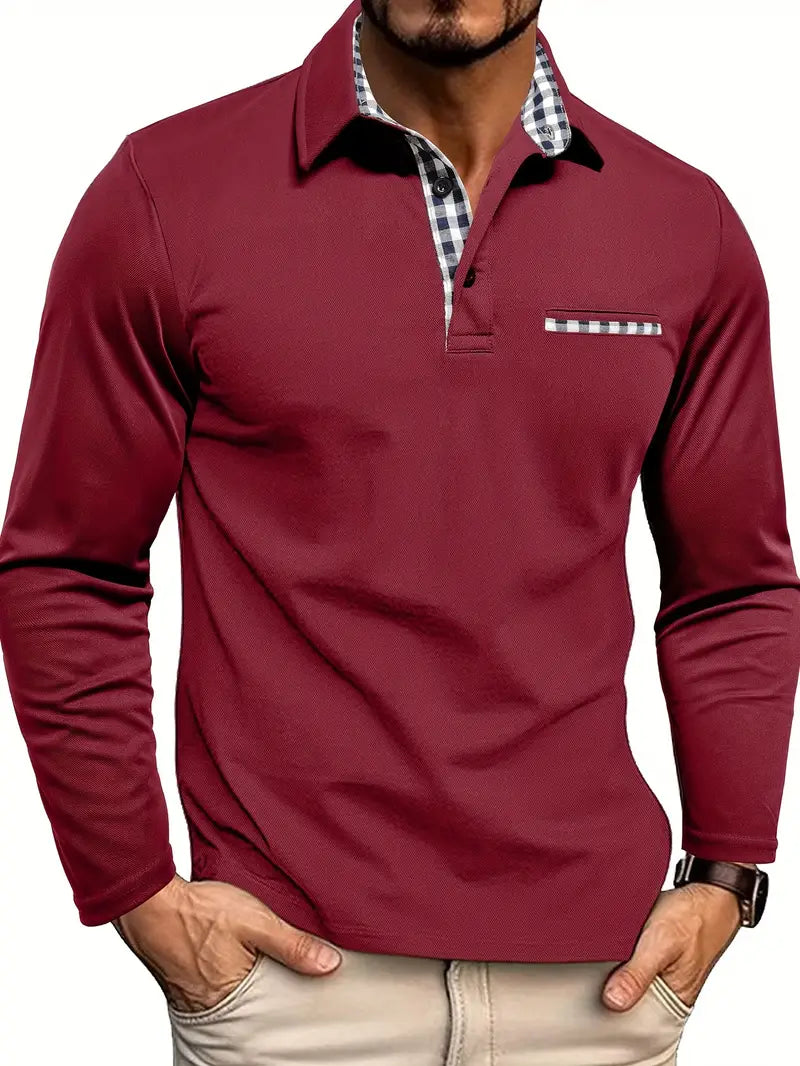 Neil | Premium Long Sleeve Polo