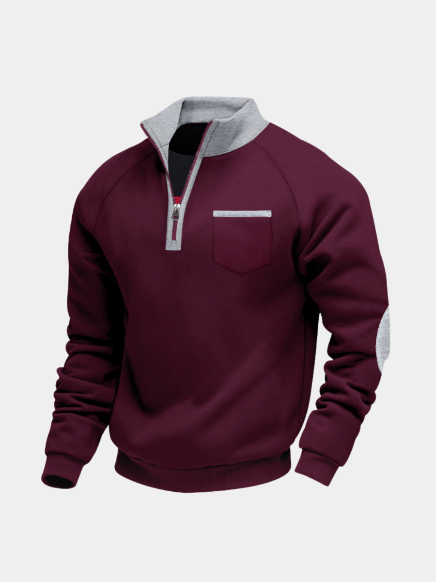 Blaine | Men's fleece half-zip sweater