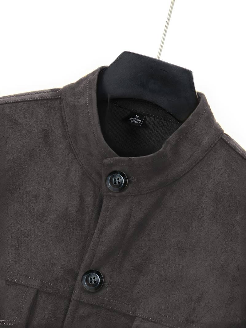 Crew | Casual Long Sleeve Coat with Pocket