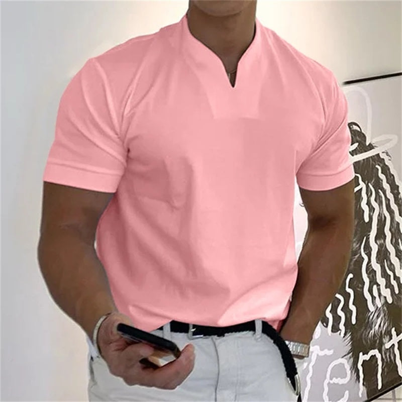 Lucas | Short Sleeve T-Shirt with V-Neck