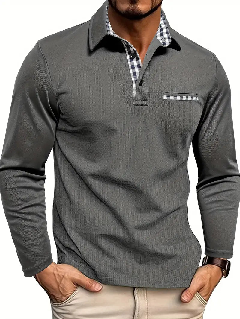 Neil | Premium Long Sleeve Polo