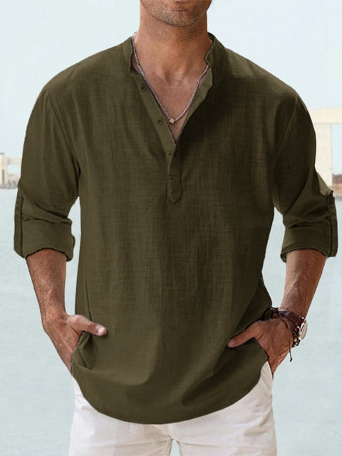 Elijah | Breathable Linen Shirt