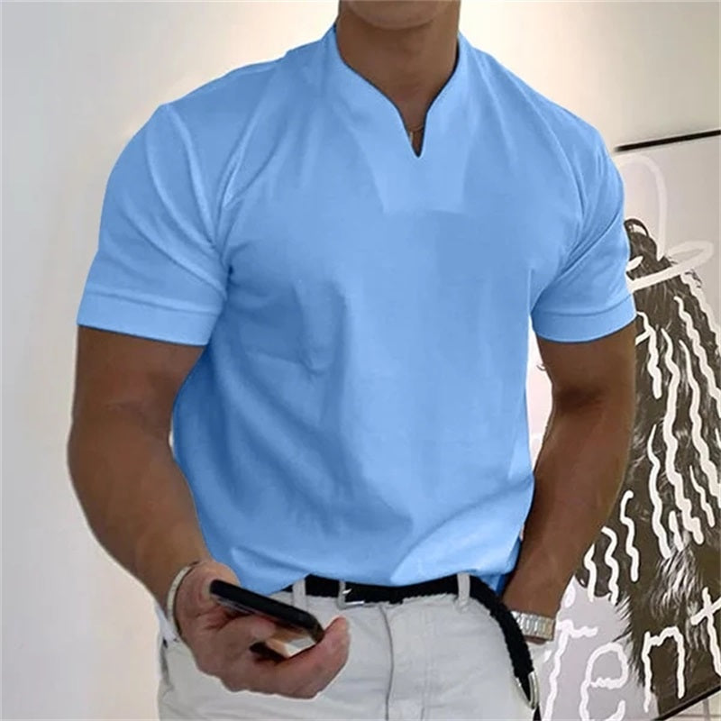 Lucas | Short Sleeve T-Shirt with V-Neck