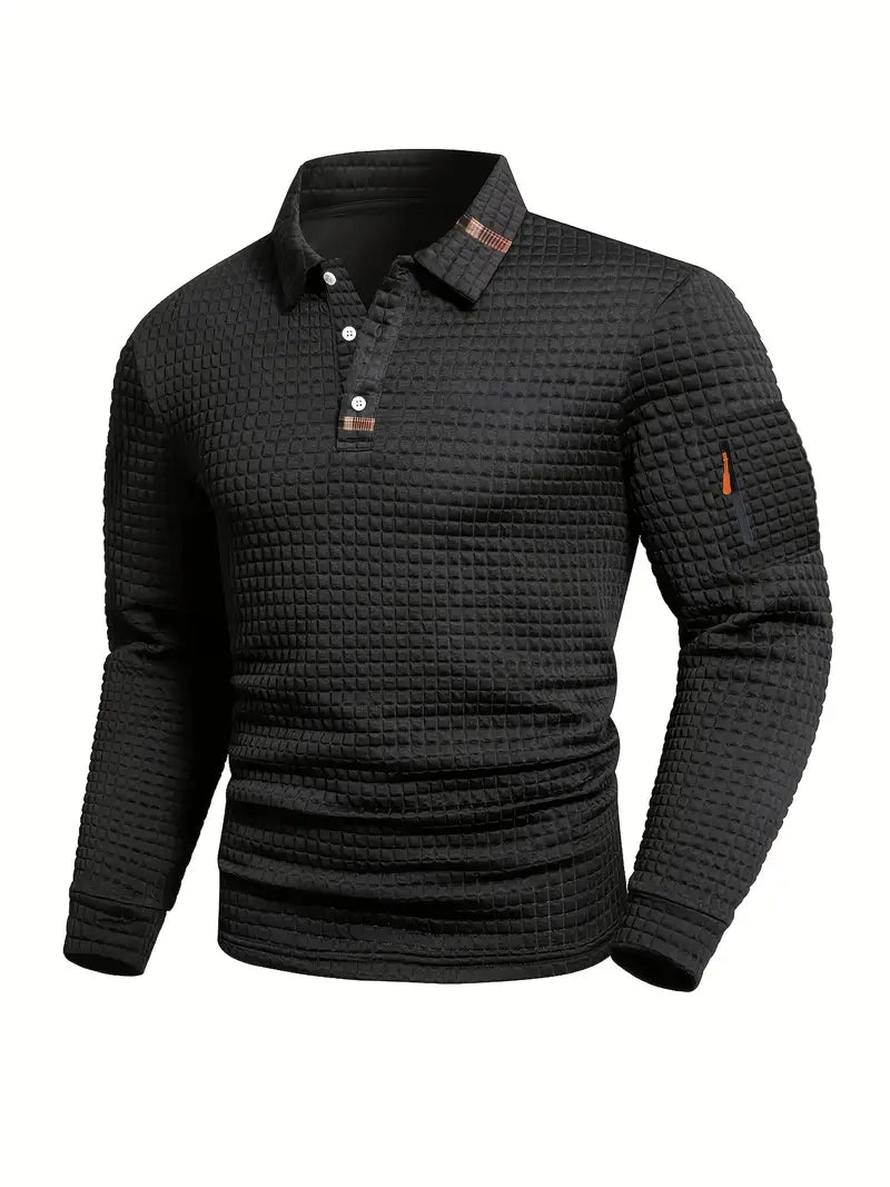 Myles | Structured Polo Shirt with Sleeve Pocket