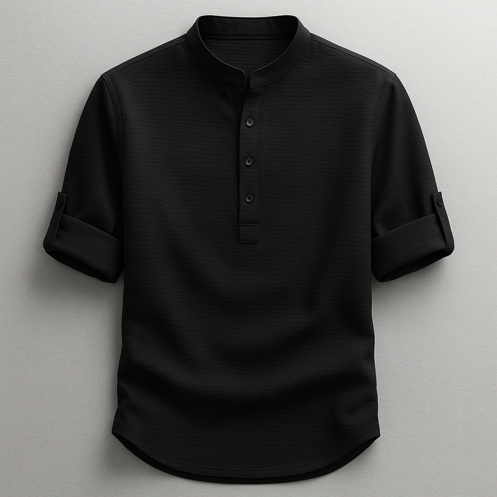 Jude | Long Sleeve Henley Shirt