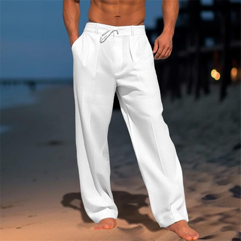 Oliver | Plain Linen Pants