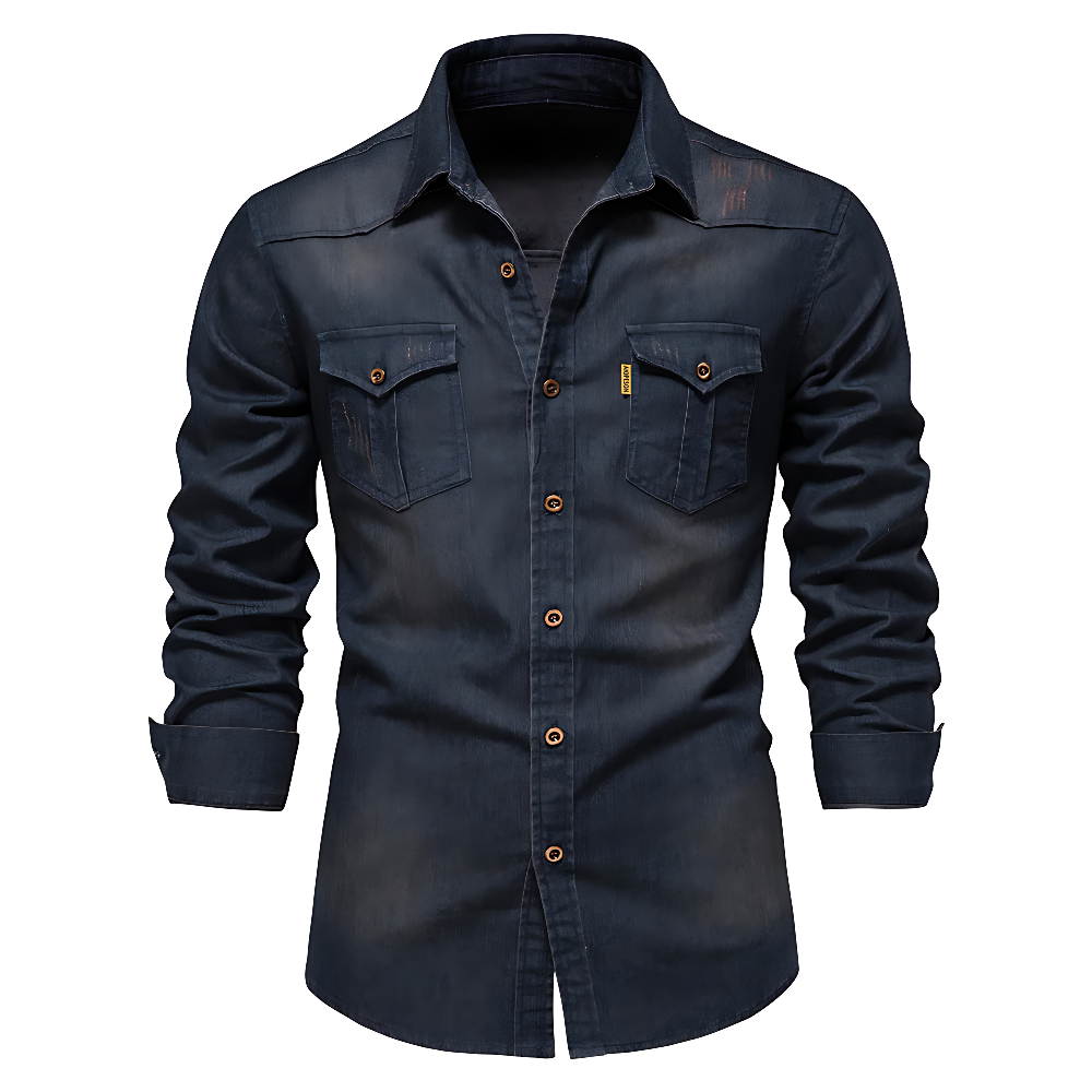 Lance | High-Quality Cotton Denim Shirt
