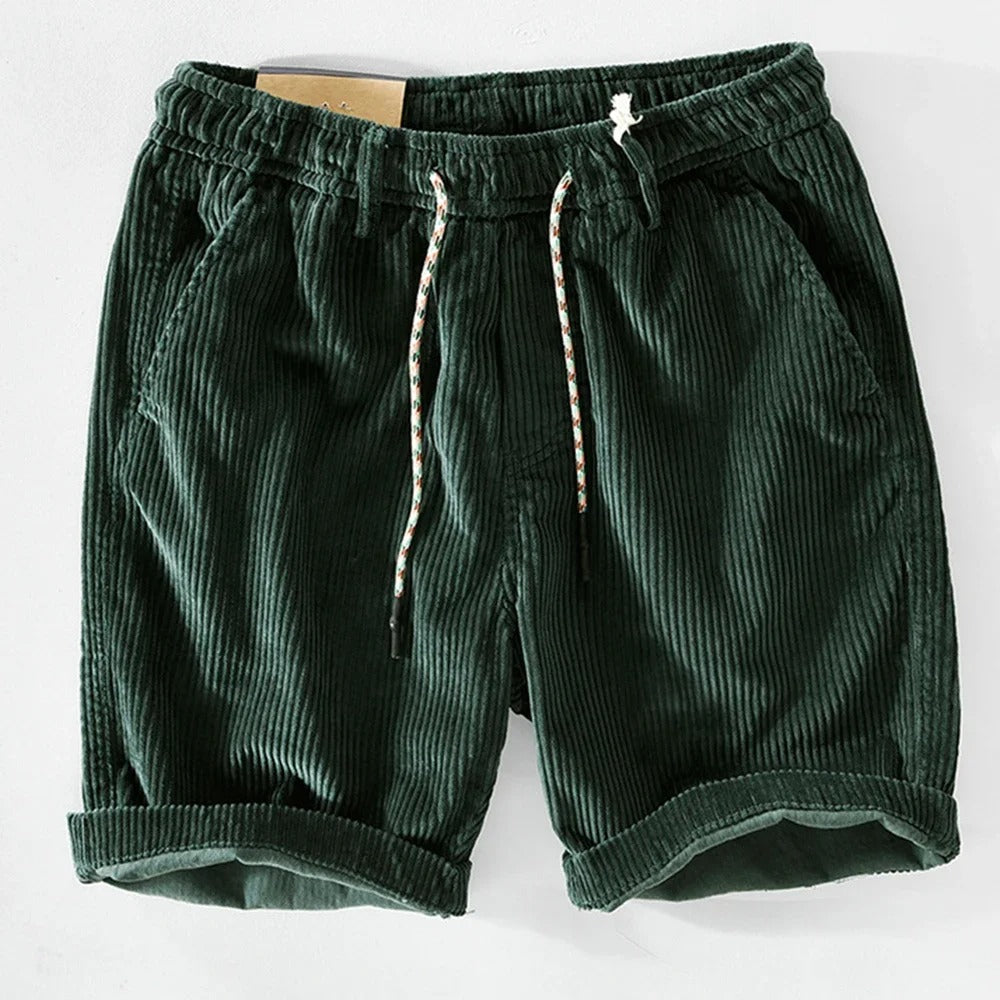 Samuel | Corduroy Shorts with Elastic Waistband