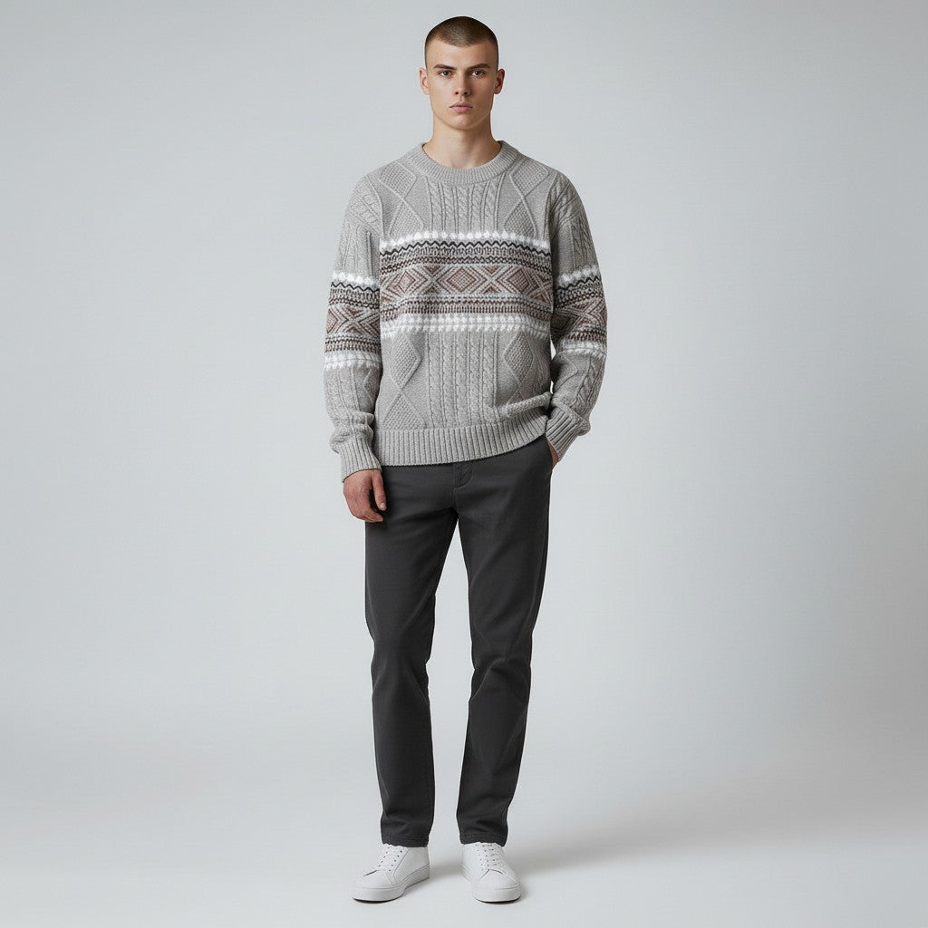 Alfred | NORDIC KNIT SWEATER FOR MEN