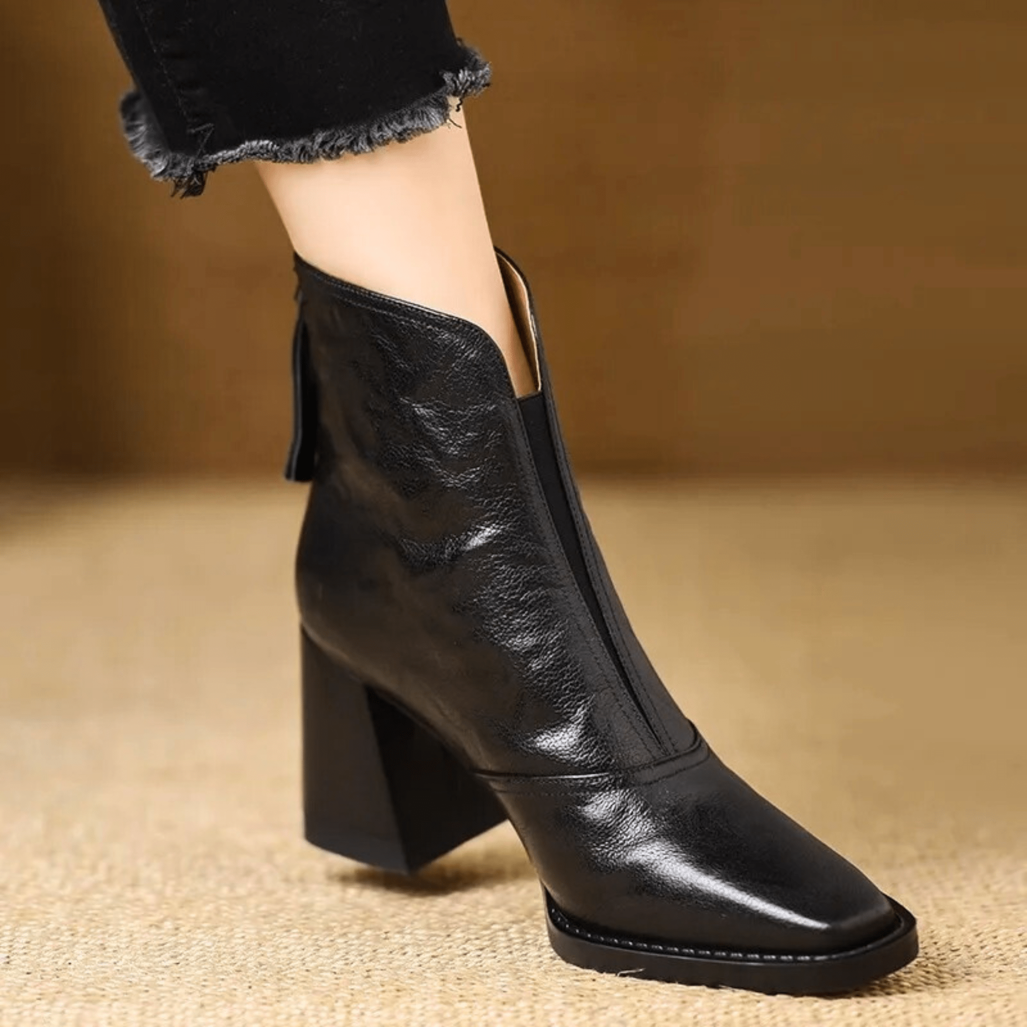 Kennedy | Luxury Ankle Boots with Medium Heel