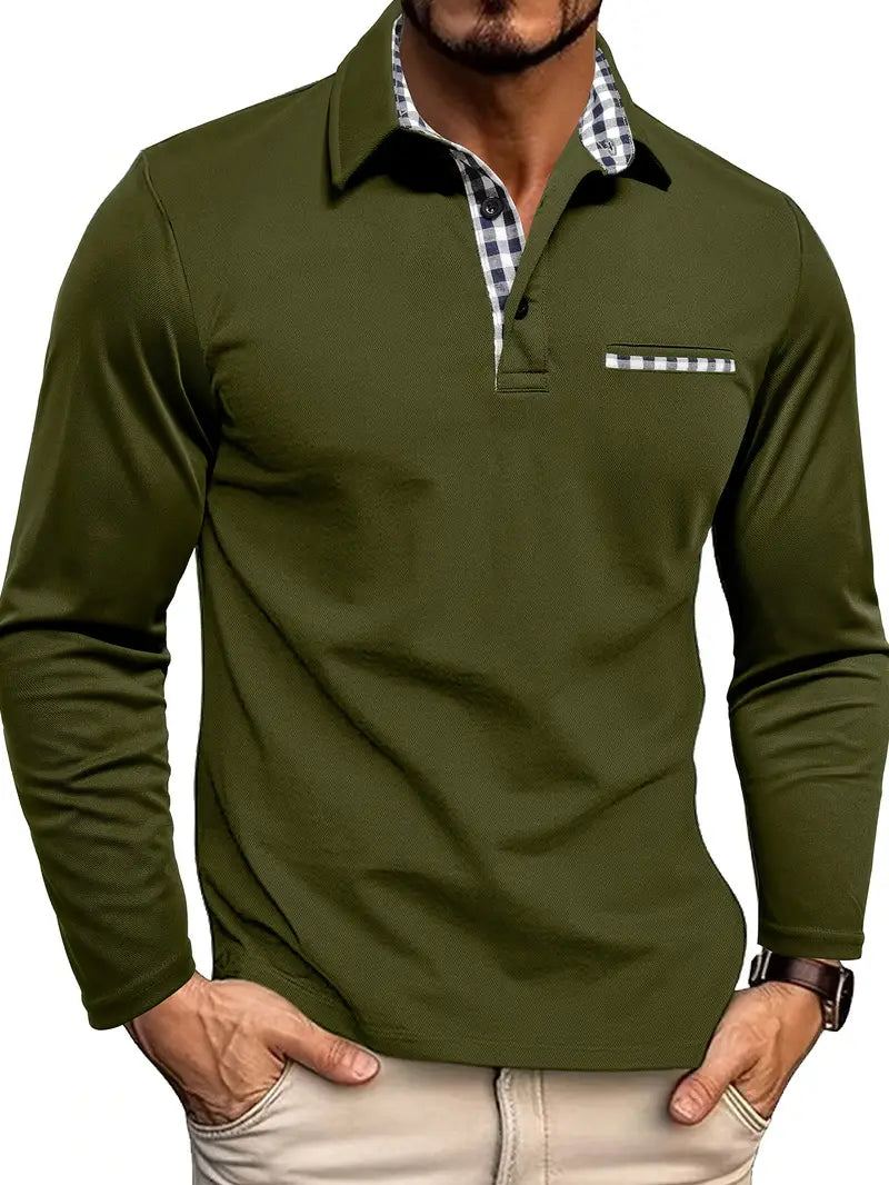 Neil | Premium Long Sleeve Polo